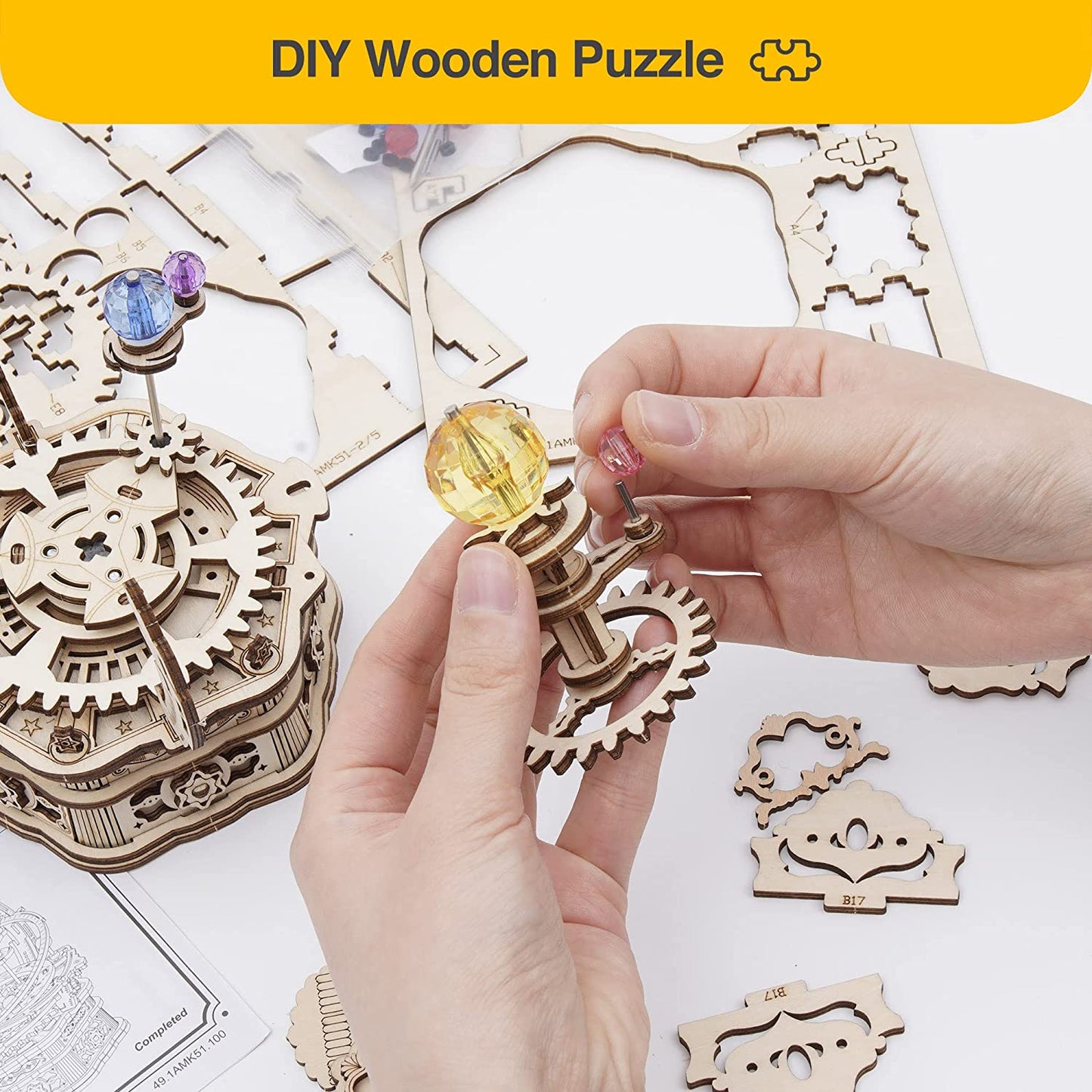 Starry Night Wooden Puzzle | Kids Wooden Puzzle Toys | Creative Toy