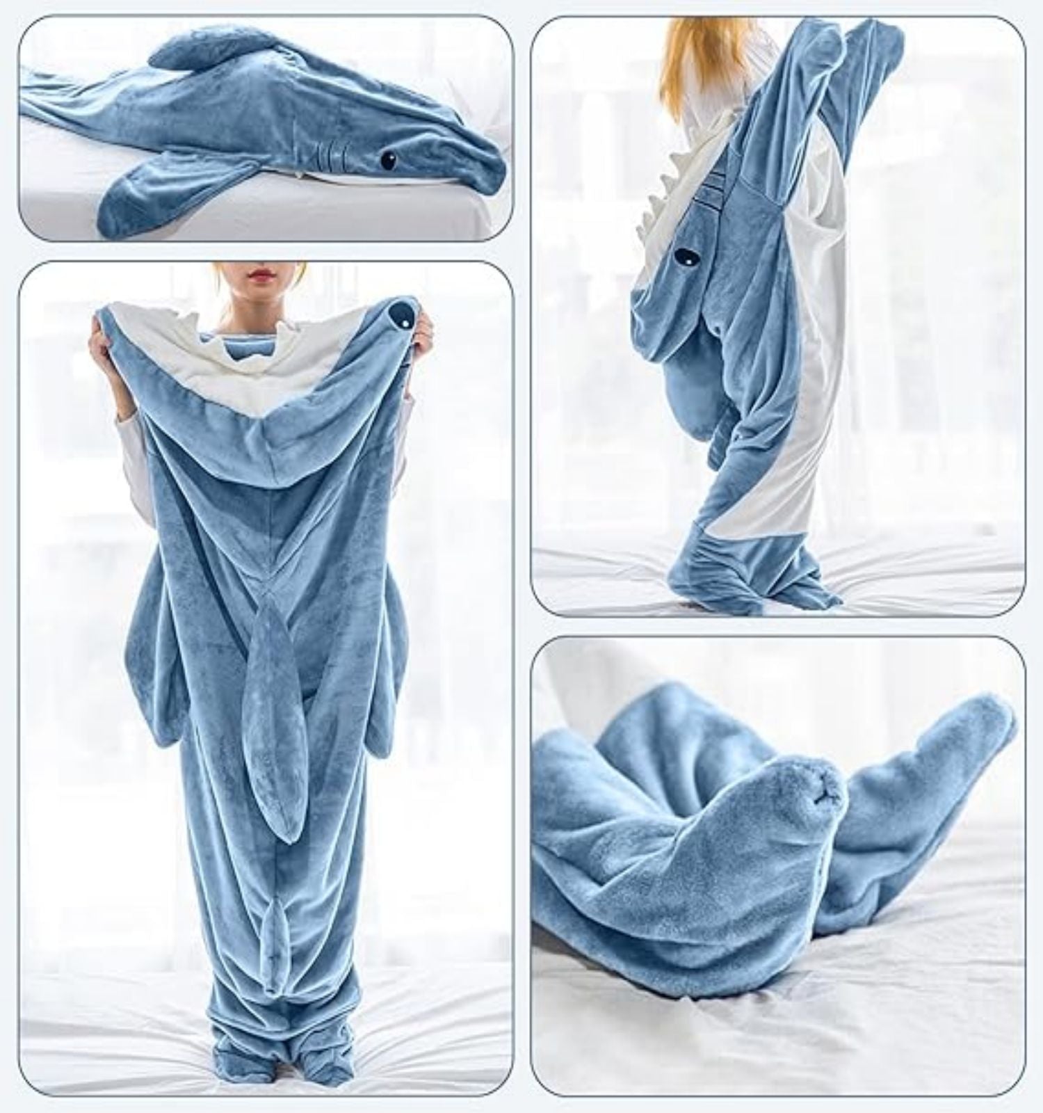 Shark Blanket Hoodie | Comfortable Shark Hoodie | Creative Toy